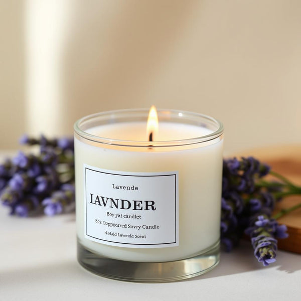 Lavender Soy Candle by Papa Stan's of Iowa