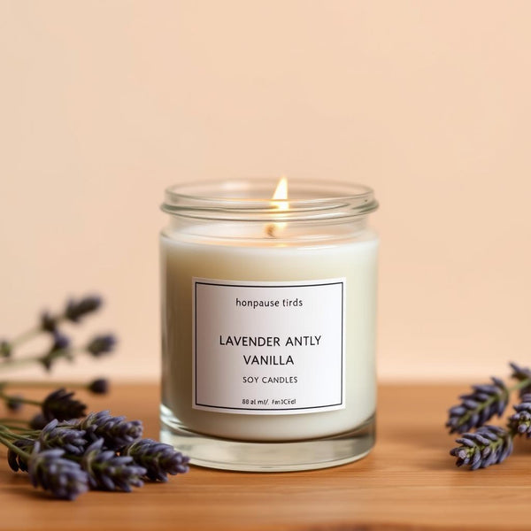 Lavender Vanilla Soy Candle by Papa Stan's of Iowa