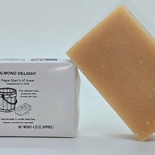 Almond coconut Body Bar by Papa Stan's of Iowa