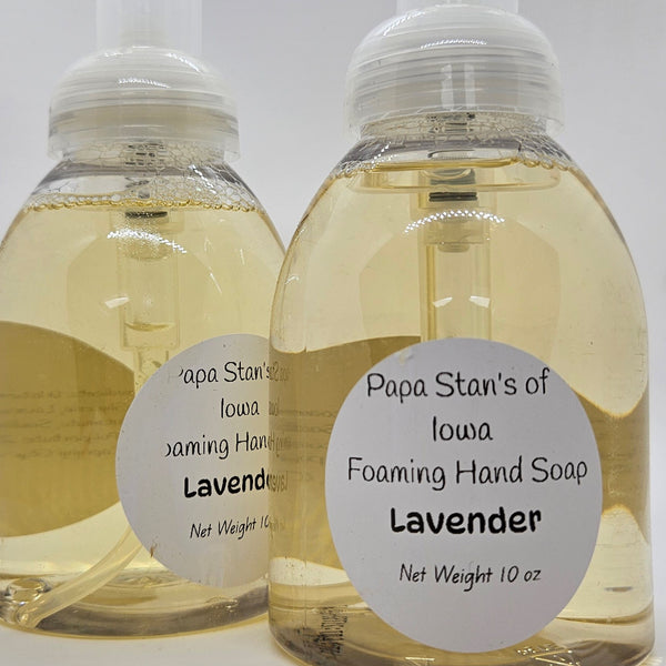 Lavender Foaming Hand Soap by Papa Stan's of Iowa