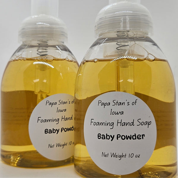 Baby Powder Foaming Hand Soap by Papa Stan's of Iowa