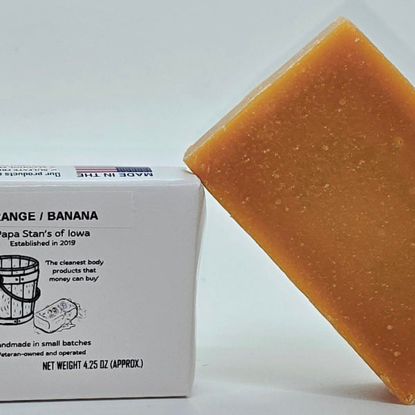 Banana Orange Smoothie Body Bar by Papa Stan's of Iowa