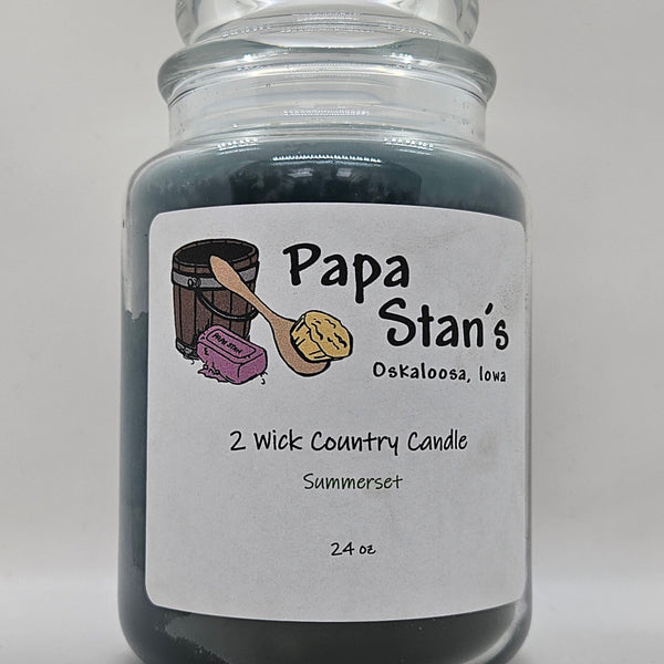 Summerset Seasonal Candle by Papa Stan's of Iowa