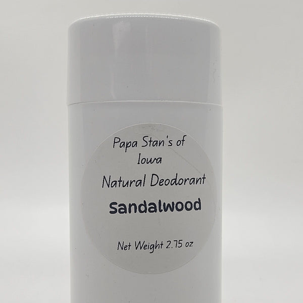 Sandalwood Natural Deodorant by Papa Stan's of Iowa