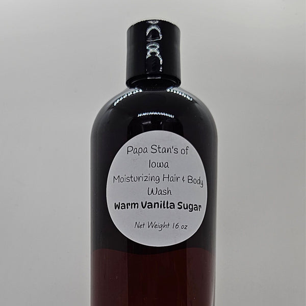 Warm Vanilla Sugar Hair and Body Wash by Papa Stan's of Iowa