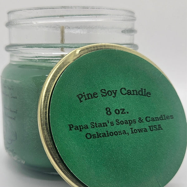Pine Soy Candle by Papa Stan's of Iowa