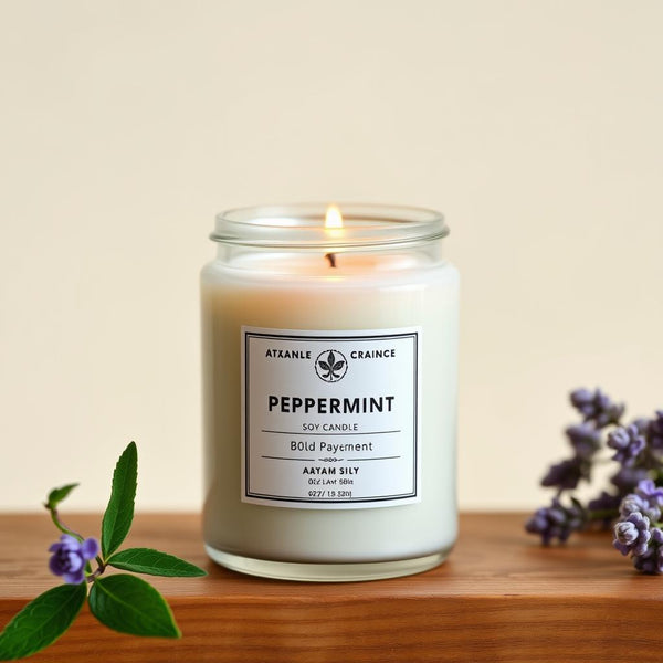 Peppermint Soy Candle by Papa Stan's of Iowa
