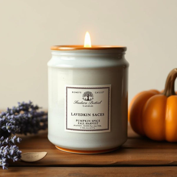 Pumpkin Party Seasonal Candle by Papa Stan's of Iowa