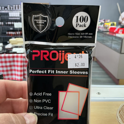 Clear Trading Card Sleeves - 100 count