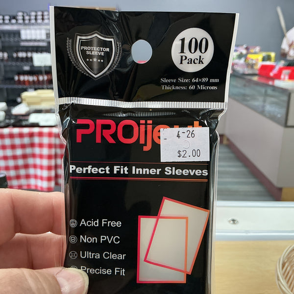 Clear Trading Card Sleeves - 100 count