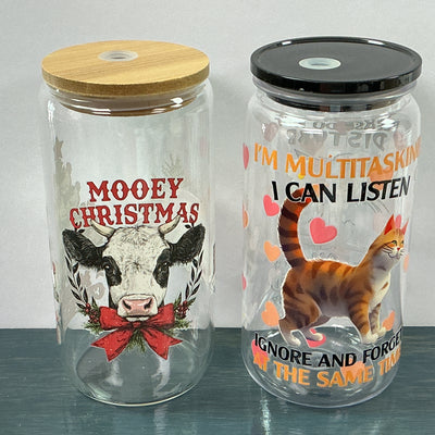 16oz Make Your Own Water Bottle (Glass)