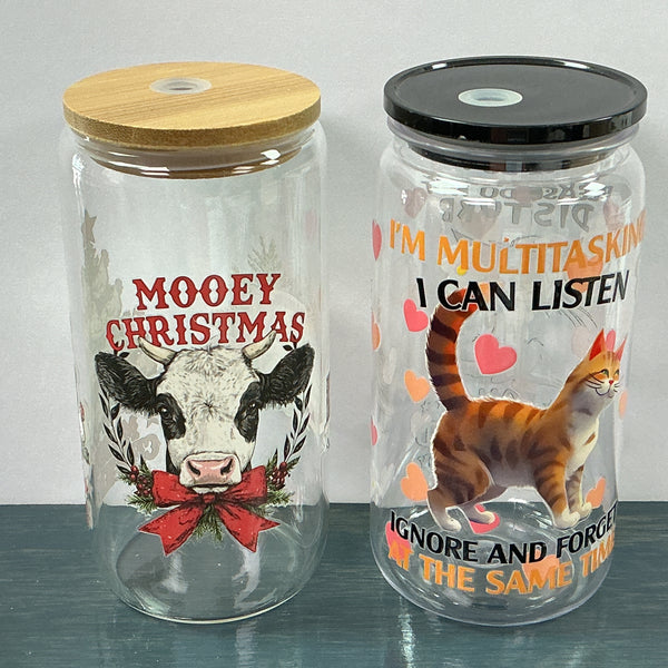 16oz Make Your Own Water Bottle (Glass)