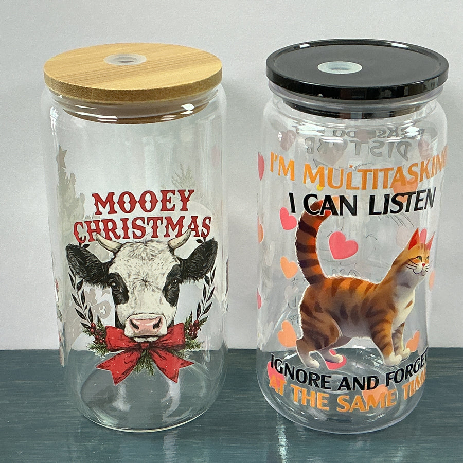 16oz Make Your Own Water Bottle (Glass)