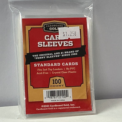 Clear Trading Card Sleeves - 100 count