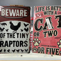 Metal signs