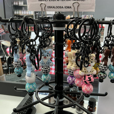 Cat Themed Key Ring