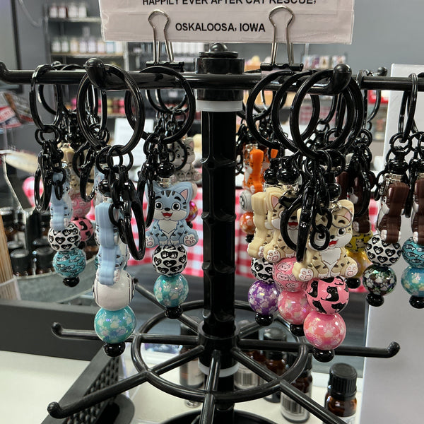 Cat Themed Key Ring
