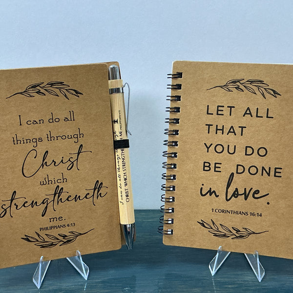 Inspirational Notebook w/ Inkpen