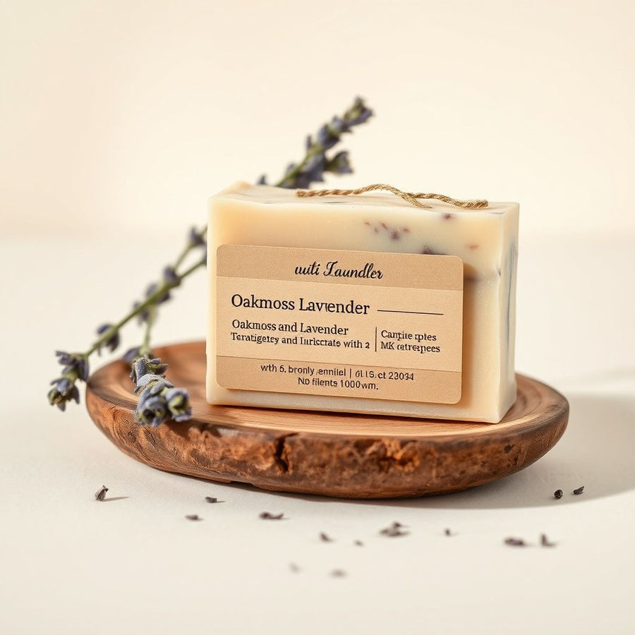 Oakmoss Lavender Body Bar by Papa Stan's of Iowa