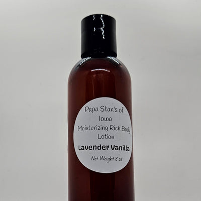 Lavender Vanilla Body Lotion by Papa Stan's of Iowa