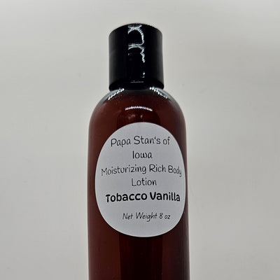 Tobacco Vanilla Body Lotion by Papa Stan's of Iowa