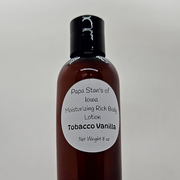 Tobacco Vanilla Body Lotion by Papa Stan's of Iowa