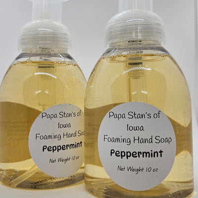 Peppermint Foaming Hand Soap by Papa Stan's of Iowa