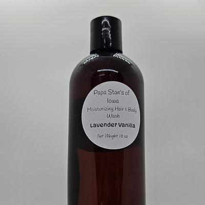 Lavender Vanilla Hair and Body Wash by Papa Stan's of Iowa