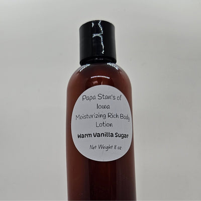 Warm Vanilla Sugar Body Lotion by Papa Stan's of Iowa