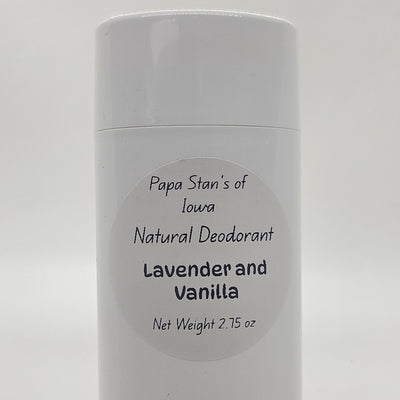 Lavender Vanilla Natural Deodorant by Papa Stan's of Iowa
