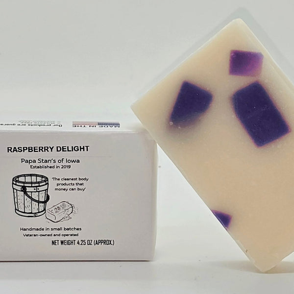 Raspberry Delight Body Bar by Papa Stan's of Iowa