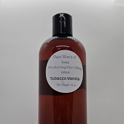 Tobacco Vanilla Hair and Body Wash by Papa Stan's of Iowa