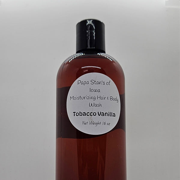 Tobacco Vanilla Hair and Body Wash by Papa Stan's of Iowa