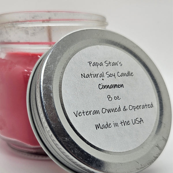 Cinnamon Soy Candle by Papa Stan's of Iowa