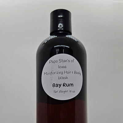 Bay Rum Hair and Body Wash by Papa Stan's of Iowa