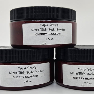 Japanese Cherry Blossom Ultra-Rich Body Butter by Papa Stan's of Iowa