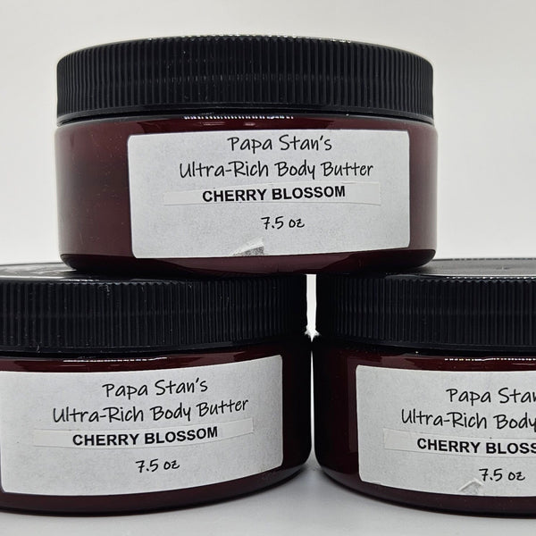 Japanese Cherry Blossom Ultra-Rich Body Butter by Papa Stan's of Iowa