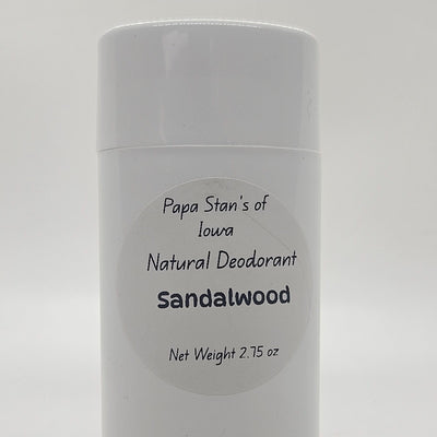 Sandalwood Natural Deodorant by Papa Stan's of Iowa