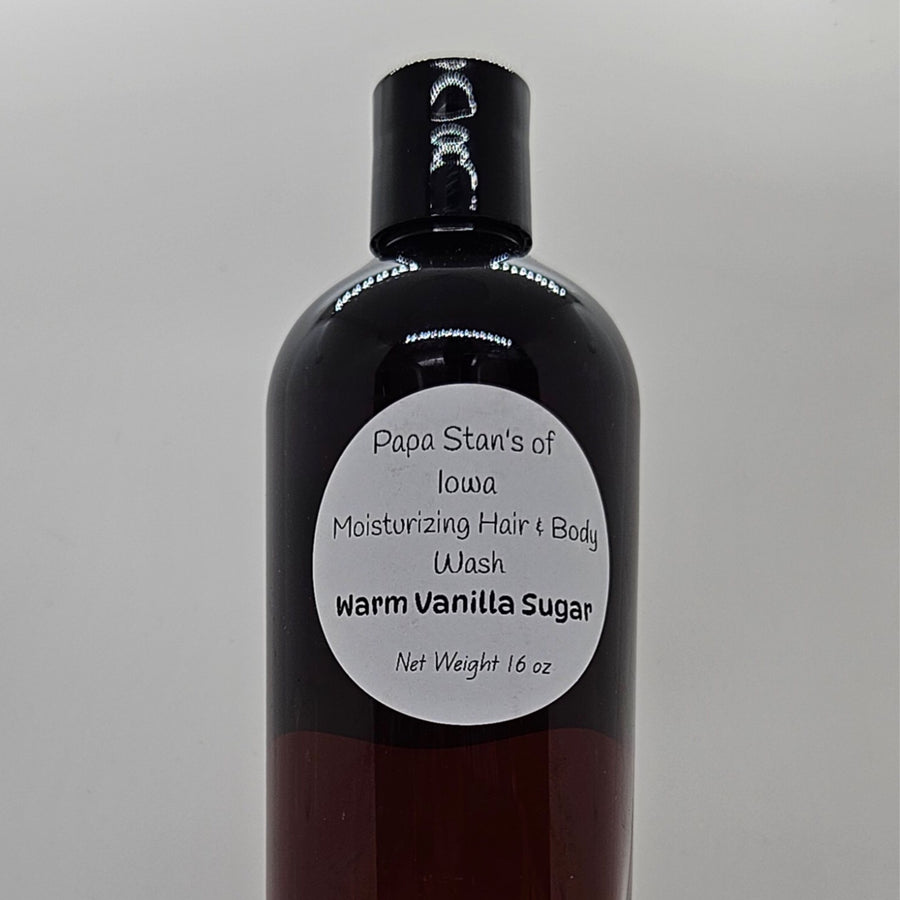 Warm Vanilla Sugar Hair and Body Wash by Papa Stan's of Iowa