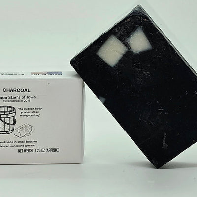 Charcoal / Aloe Body Bar by Papa Stan's of Iowa
