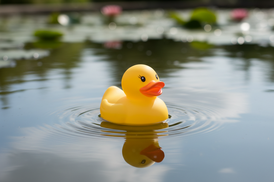 Rubber Duck Bath Accessory by Papa Stan's of Iowa