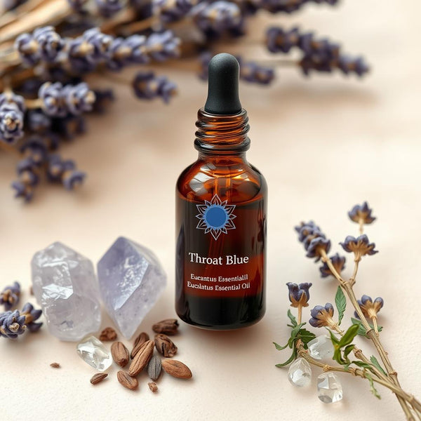 Throat Chakra Oil Eucalyptus by Papa Stan's of Iowa